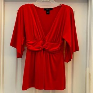 Arden B Red Blouse - XS